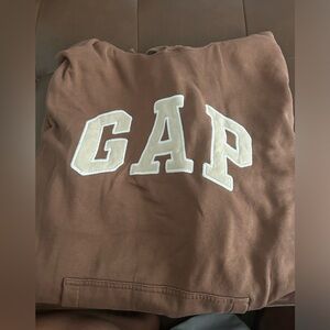 brown gap hoodie